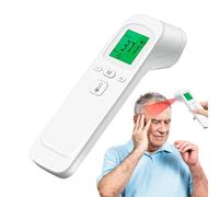 Hitburu Jauge de température infrarouge, jauge de température infrarouge sans | Jauge de température domestique sans | Jauge de température frontale sans, jauge de température numérique pour adultes
