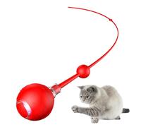 Hitburu Jouet de Balle Interactive pour Chat,Balle pour Chat à Mouvement 3 Modes | Stimulation Mentale Intelligente avec Jeu de Queue | Stimulation Mentale Jeu Autonome Exercice