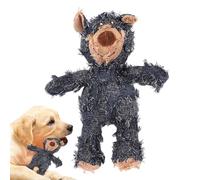 Hitburu Jouet pour Chien en Forme d'ours,Ours Stimulant Interactif Résistant,Jouets en Peluche Indestructibles pour Grands Chiens | pour Chiots De Petites Et Moyennes Races, Gros Mâcheurs, Poussée