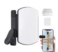 Hitburu Kit Accessoire Miroir Réflexion Caméra Smartphone, Accessoire Photo pour Mobile avec Miroir, Kit Photo et Vidéo pour Smartphone Cadeau pour Famille et Amis