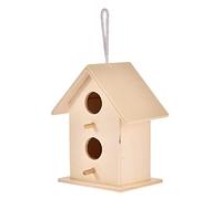 Hitburu Maisons Bluebird pour l'extérieur, Nichoir en Bois à l'extérieur, Cabane à Oiseaux Bricolage pour l'extérieur/l'intérieur/Le Jardin/la décoration d'arrière-Cour, Cadeau de nid d'oiseau pour
