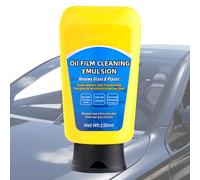 Hitburu Nettoyant Pour Film Huileux Sur Vitres Auto | 150ml Pour Restaurer La Clarté,Pâte À Éliminer Le Film Huileux Sur Les Vitres,Pour Anti-Buée Détailage Vitre Automobile Miroir Intérieur Pluie Et