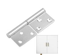 Hitburu Paumelles Pour Portes Intérieures | Charnières pour Placards | Accessoire de Porte Pliante en Acier Inoxydable pour Rénovation Installation Meuble Placard Cuisine Fenêtre Maintenance