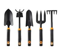 Hitburu Pelle de Jardinage - Ensemble de 5 Pelles pour Jardinage et Creusage,Set d'Outils avec Transplantoir pour Culture Légumes Balcon Jardin Arrière-Cour et Intérieur