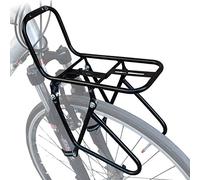 Hitburu Porte-Vélo, Porte-vélos Avant, Porte-Bagages Avant Amovible pour VTT Ou Vélos Ville, Charge 15 Kg, pour Vélos Route, Vélos Pliants, Accessoires VTT