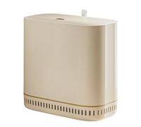 Hitburu Poubelle De Salle De Bain,Corbeille à Déchets pour Salle de Bain avec Couvercle | Poubelle à Adsorption sous Vide avec Couvercle à Pression Anti-Odeur pour Maison WC Cuisine