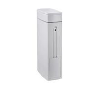 Hitburu Poubelle De Salle De Bain, Poubelle De 4,5 Litres Avec Brosse De Toilettes, Poubelle Moderne, Conteneur à Déchets pour Dortoir Maison Université Chambre à Coucher Chambre d'Camping-car