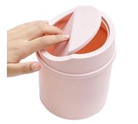 Hitburu Poubelle Mini Pour Bureau - Petite Poubelle de Bureau à Couvercle Rabattable - Anti-Odeurs Pour Chambre Salle De ortoir Cuisine Salle De Bain