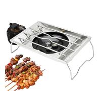 Hitburu Réchaud de Camping | Brûleur de Cuisine Extérieur Pliable,Cuisinière Extérieure Multifonctionnelle Légère, Accessoires De Cuisine Brûleur Pour Randonnée Pour Camping-Car, Voyage, Camping
