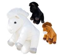 Hitburu Sac À Dos En Peluche Adorable Sac À Dos Doux En Forme De Cheval | Sac À Dos En Peluche Pour Pour École Primaire Et Maternelle Garderie Pique-Nique Excursion De W nd Garçons Et