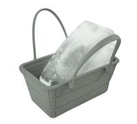 Hitburu Seau à Glace pour Fêtes,Glacière Portative de Table | Conteneur en Silicone De 3700 ML Bac Pliable pour Plage Camping Barbecues Pique-Niques Navigation Mariages en Plein Air