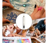 Hitburu Stylo Pour La Peinture À Strass Sans Fil - Outil d'Aspiration sous Vide | Accessoires D'Art À Strass Ergonomiques,Pour Le Bureau L'École L'Appartement Voyage Vacances Et