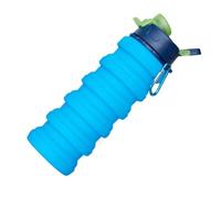 Hitburu Tasses Pliables Pour Voyage,Bouteille D'eau Pliable En Silicone Étanche | Tasse Pliable Avec Couvercle,Pour Plage Avion Golf Stade Été Cour Extérieur Jardin Parc Camping