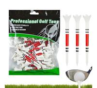 Hitburu Tee de Golf - Tees en ABS pour la Pratique du Drive au Golf | 50 Pièces Structure À Pointes pour Bois Fers Hybrides Entraînement Et Compétitions