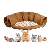 Hitburu Tunnel De Jeu pour Chat Détachable - Panier Chaud Hivernal pour Chat - Tanière Renforcée Lavable Jeu Exploration Exercice Intérieur Divertissement