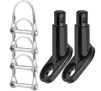 Hitch à vélos à vélo - Attachement du connecteur robuste à libération rapide | Coupleur de remorque à vélo d'absorption des chocs pour road trip, camping, randonnée, aventures de cyclisme en plein air