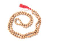 Hitech Lot de 108 perles Rudraksha Japa Mala de 91,4 cm de long Taille des perles 8 mm (chapelet de prière pour la méditation)
