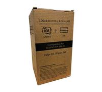 Hiti Cartouche et Papier pour Canon Selphy CP1200 CP1300 CP1000 CP910 CP900 100 x 148 mm / 3 Ribbon + 108 feuilles de papier photo, 1, 4 couleurs