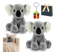 HItianya 30cm Kalohia Koala Thérapeutique Adulte, Peluche Koala Apaisante Et Douce, Koaly Réconfort Émotionnel Instantané, Aide au Sommeil, Soulagement de l'Anxiété (*2)