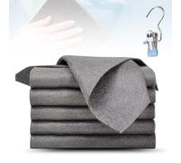 HItianya Chiffon Nanofibre Magic Clean, Chiffon Vitre sans Trace, Chiffons Magique Vitre sans Trace, RéUtilisable Et Lavable, Nettoyage Efficace pour Miroirs, Vitres Voiture (5Pcs, 20 * 30cm)