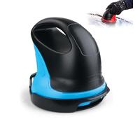 HItianya Electric Ice Scraper for Car Windscreen, Cordless Rechargeable Car Ice Scraper with Rotating Disc, USB Powered Frost & Snow Remover Deicer Tool (118mm x 135mm x 124mm,Standard-Blue)