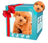 HItianya My Realistic Robot Puppy, Chiot Robot Qui se Comporte comme Un Vrai Chiot, Chien Robots Intelligent, Jouet Interactif Qui Marche, Aboie et Remue la Queue pour Adultes et Enfants (F)
