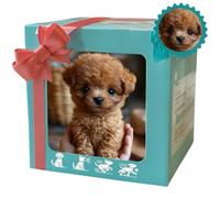 HItianya My Realistic Robot Puppy, Chiot Robot Qui se Comporte comme Un Vrai Chiot, Chien Robots Intelligent, Jouet Interactif Qui Marche, Aboie et Remue la Queue pour Adultes et Enfants (A)