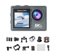 HItianya Purex Camera Sport, Puruxe Action Camera, avec Carte Mémoire 32/64/128 Go, Caméra Ultra Grand Angle Étanche et Anti-Tremblement avec Microphone sans Fil (with 128GB Card)