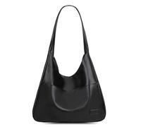HItianya Sac Ooomay, Sac cabas en cuir vegan, Sac bandoulière Ooomay, Imperméable, Grande Capacité, Sac fourre-tout pour Femme, Souple, Style Vintage Décontracté Simple, Idéal au quotidien (Black)