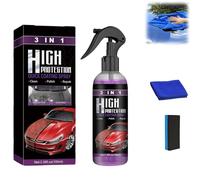 HItianya Spray Nano Anti Rayures, 3 en 1 Protection, Spray Anti-Rayures - Verre Liquide, Spray Verre Liquide Carrosserie, Brillance & Protection Longue Durée (1)