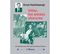 Hitler, les annees obscures