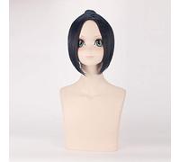 Hitman Reborn Cosplay perruque courte violet bleu foncé cheveux synthétiques Kuromu Dokuro Anime Halloween Costume fête perruques + casquette de perruque gratuite 064-1