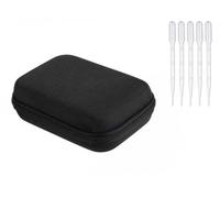 Hitopin 1 Pièces Boîte Huile Essentielle, Boîte de Transport des Huiles, Essentielles Étui de d'Huile, Sac Rangement Huiles Essentielles, pour Le Stockage à la Maison et Les Voyages(Noir)