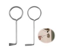 Hitopin Clés à Gorge Professionnelles, 2 Pièces Clé universelle pour Portes de Chambre, Clés à Garnitures Universelles Professionnelles, Outil D'ouverture de Porte, Ouvre Presque Toutes les Portes