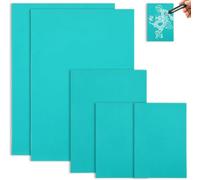 Hitopin Linogravure Plaques de Linoléum,Feuilles Plaque Caoutchouc Souple à Graver,Kit de Gomme Linogravure Plaque,Plaque d'impression de Linoléum,pour la Gravure,Le Bricolage Artistique(2A4+A5+2A6)