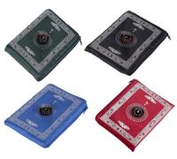 Hitopin Tapis de Prière Islamique de Voyage - 4 Pièces 100x60cm, Étanche Avec Boussole - Pour Prières Musulmanes, Eid al-Fitr (4 Couleurs)