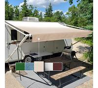 HITORHIKE Tissu de Rechange pour auvent de Camping-Car en Vinyle de qualité supérieure (53,3 cm) Beige délavé