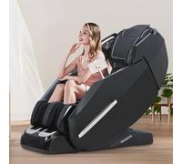 Hitree Fauteuil de Massage pour Tout Le Corps Fauteuil de Massage électrique Zero Gravity Fauteuil de Relaxation, Mains robotiques 4D avec Rail SL, Bluetooth, Chauffage, Body Scan Détection