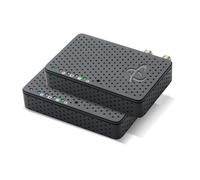 Hitron Adaptateur réseau MoCA 2.5 Bonded (Lot de 2) | Vitesses réseau jusqu'à 1 Gbit/s | Structure Principale idéale pour Le WiFi maillé Domestique, Le Streaming et Les Jeux | 2 adaptateurs HTEM4 en