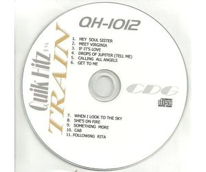 Hits of TRAIN Quik Hitz Karaoke CDG QH-1012-11 songs