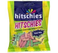 HITSCHIES - Bonbons à Mâcher Acidulés Sour Mix, Explosion de Saveurs Intenses (140g) - lot de 4 - Vendu par Lot