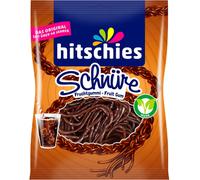 Hitschies Cola Schnüren Gomme fruitée au goût pétillant de cola 125g