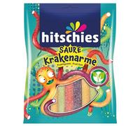 Hitschies Gomme aux fruits aigre à faible pieuvre, 125 g