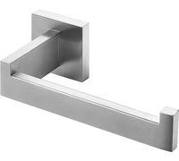 HITSLAM Argent Acier Brossé Porte Papier Toilette, Support Papier Toilette Mural Acier INOX Porte Rouleau Support Papier Toilette pour Salle De Bain et Cuisine (Carré)