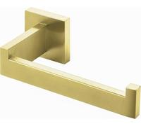 HITSLAM Doré Laiton Brossé Porte Papier Toilette, Support Papier Toilette Mural Acier INOX Porte Rouleau Support Papier Toilette pour Salle De Bain et Cuisine (Carré)