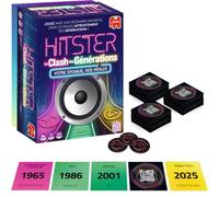 Hitster - Clash des Générations - Jeu de Société - 2-10 Joueurs - 16 Ans + | Jeu Musical avec 420 Hits, 3 Epoques - Vinyle, Cassette, Streaming - Jeu de Cartes - Soirées, Famille, Adultes - 30 Min, FR