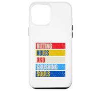 Hitting Holes Crushing Souls Pouf joueur amusant Cornhole Coque pour iPhone 12 Pro Max