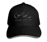 Hittings Can Am Spyder Logo Snapback Hats/Baseball Hats/Peaked Cap Black