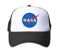 Hittings Youth Children Kids Fashion NASA Logo Baseball Cap Hat Snapback Black Black