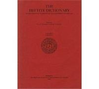 Hittite Dictionary of the Oriental Institute of the University of Chicago Volume LN fascicle 1 la to ma by T. P. J. van den Hout Harry A.. Hoffner (Auteur)